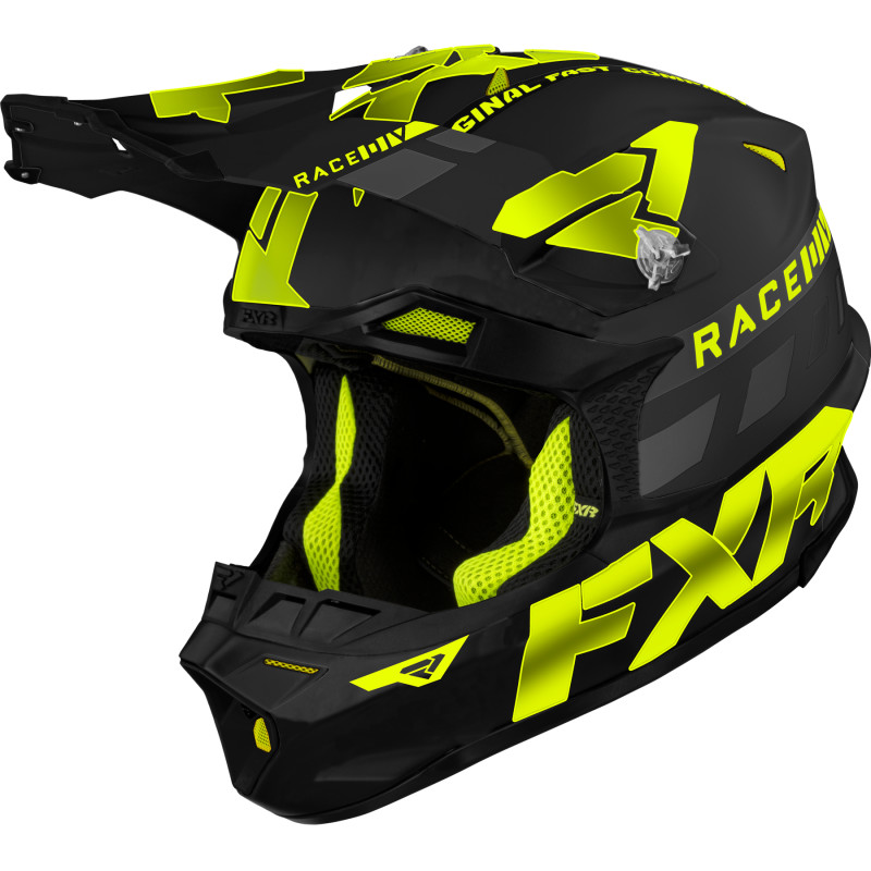 fxr racing helmets adult blade race div full face - snowmobile
