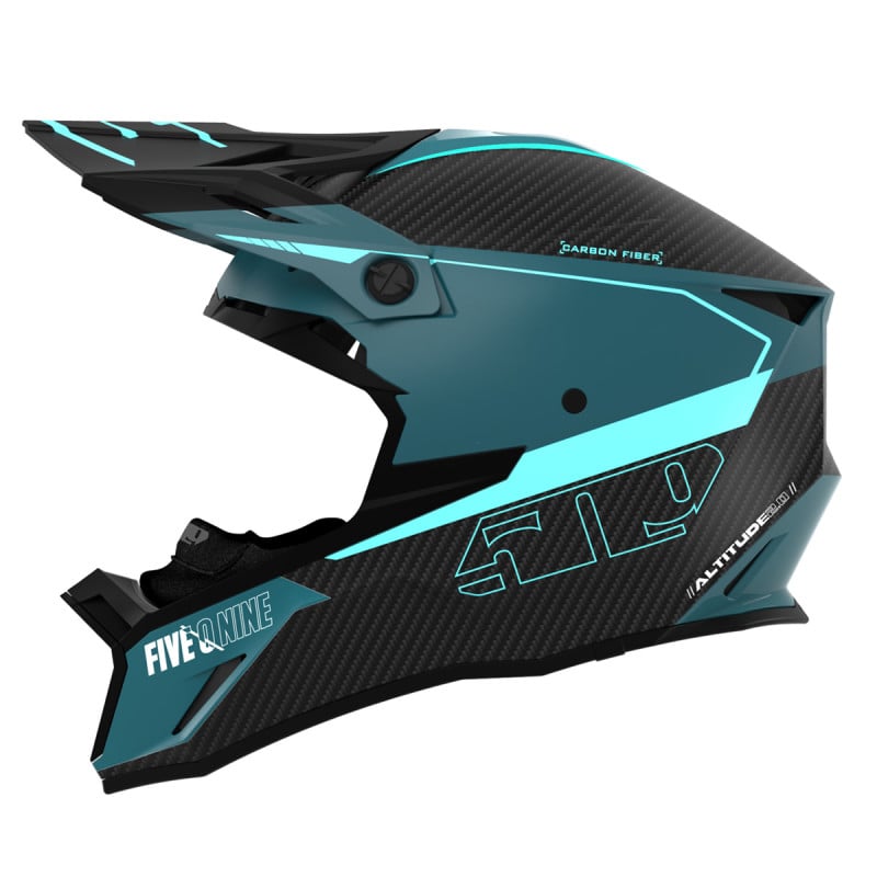 509 helmets adult altitude 2.0 hi-flow carbon fiber open face - snowmobile