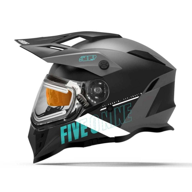 509 helmets adult delta r3l electric shield - snowmobile