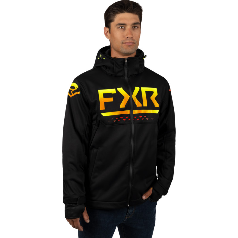 fxr racing jackets  helium ride softshell jackets - casual