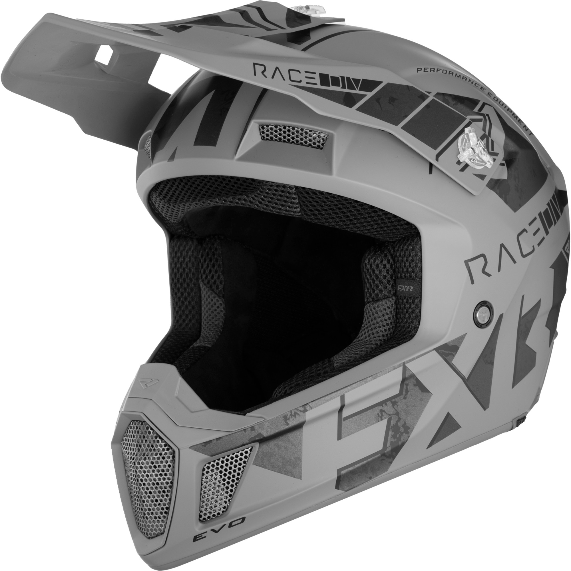 fxr racing full face helmets adult clutch stealth