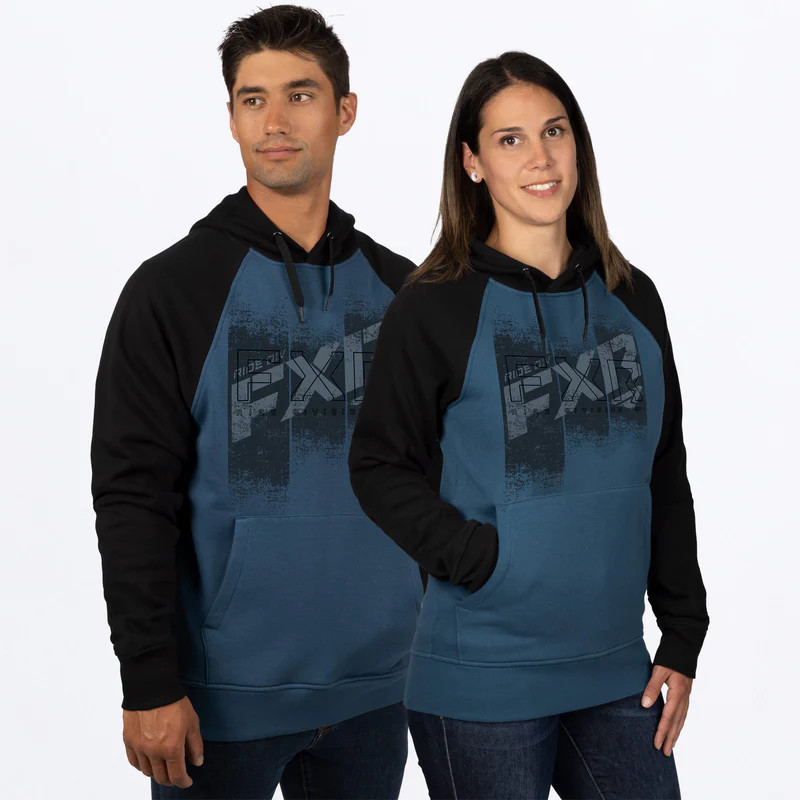 fxr racing hoodies adult unisex broadcast pullover hoodies - casual