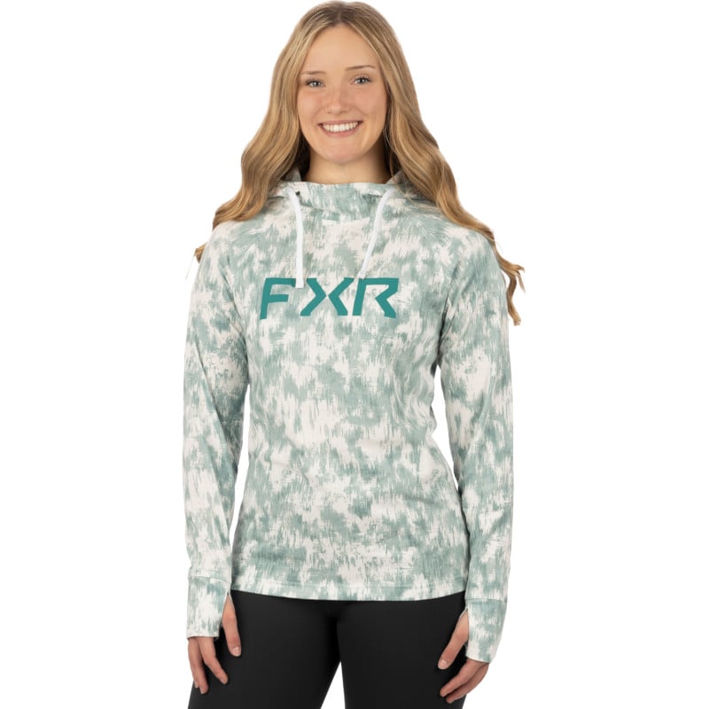 fxr racing hoodies for womens trainer lite tech pullover