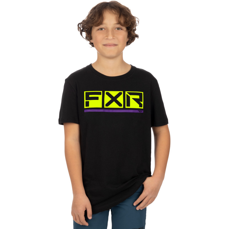 fxr racing t-shirt shirts for kids podium premium