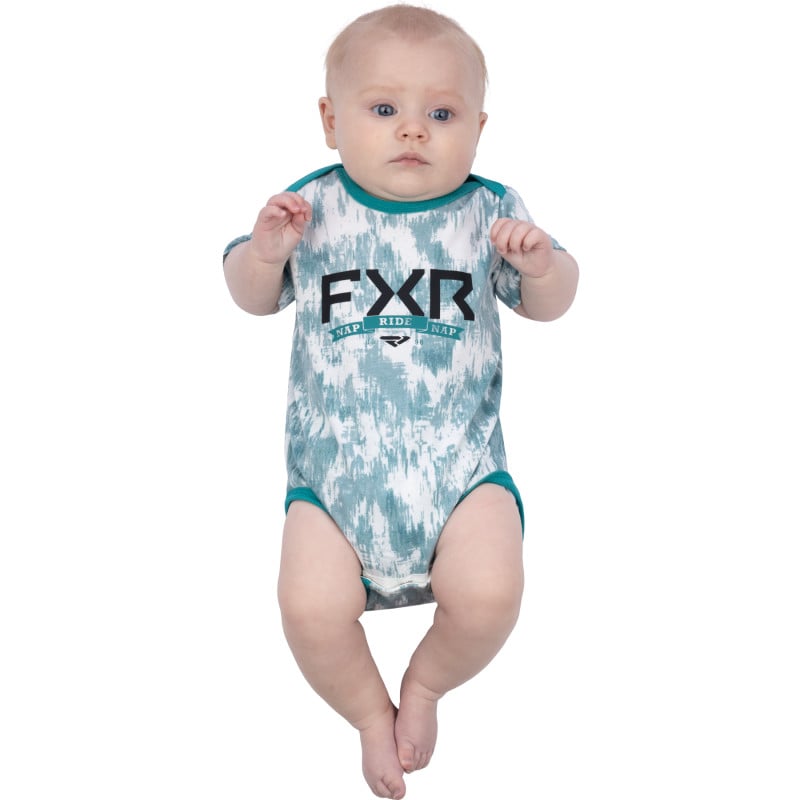 fxr racing pajamas kids for infant podium short sleeve onesie