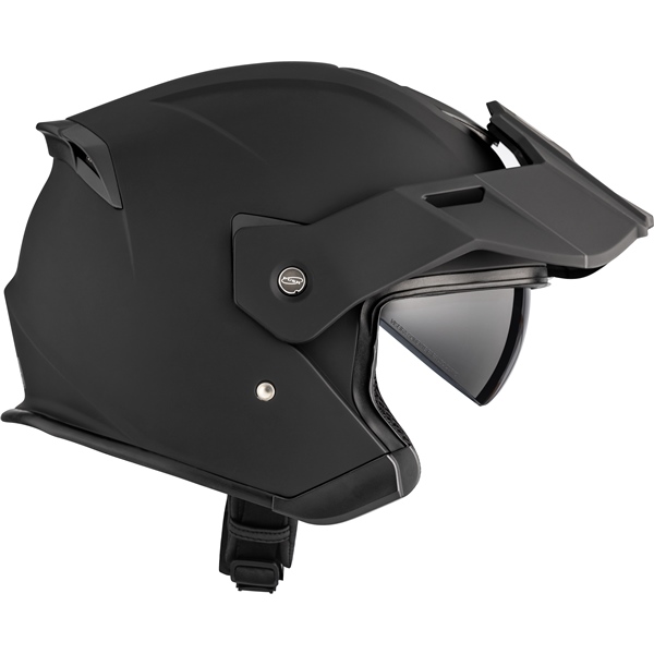 ckx motorcycle open face helmets adult razorx solid