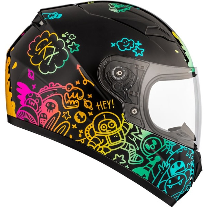 ckx helmets  rr519y doodle full face - motorcycle