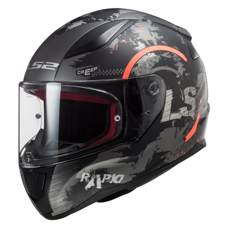 ls2 helmets adult rapid graphic full face - motorcycle