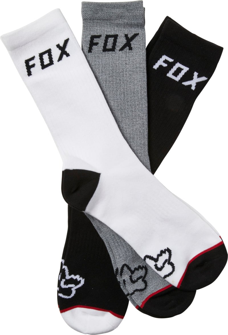 fox racing socks  fox screw 3 pack socks - casual