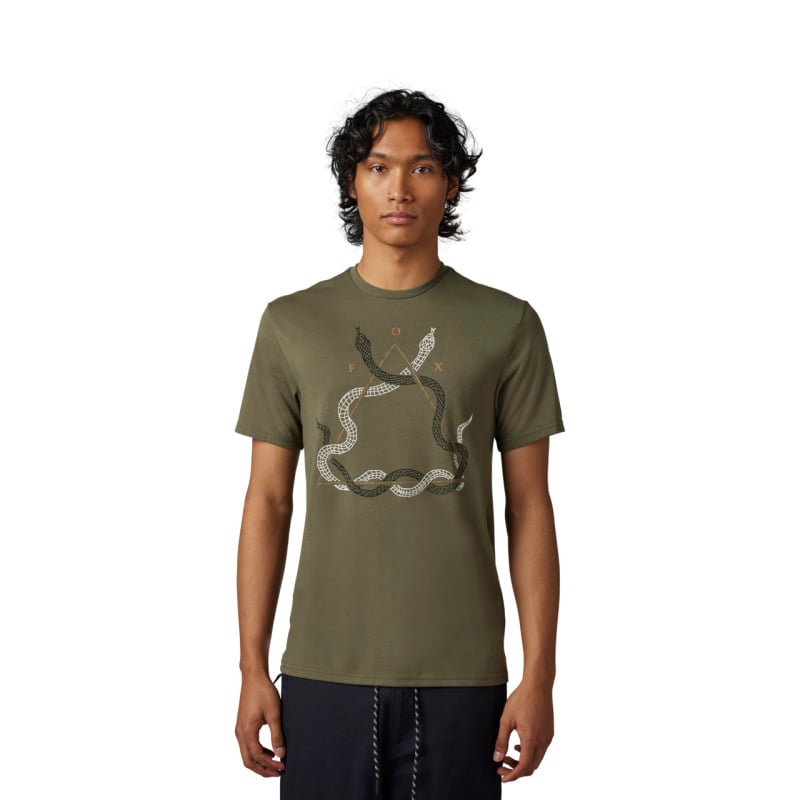  s caved in ss tech tee olive