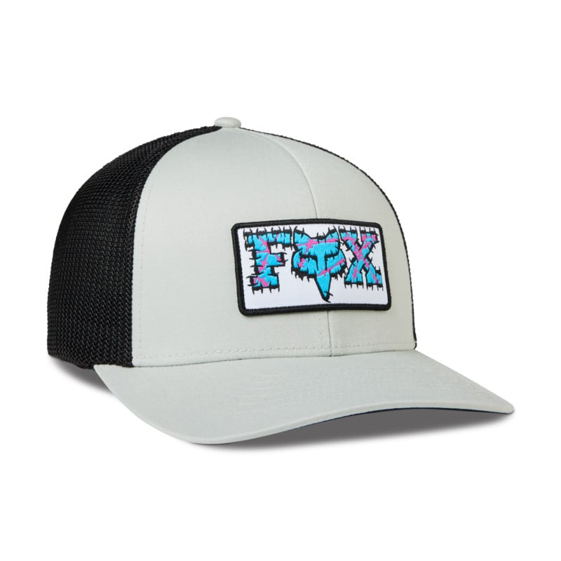 fox racing hats adult barb wire flexfit hat flexfit - casual