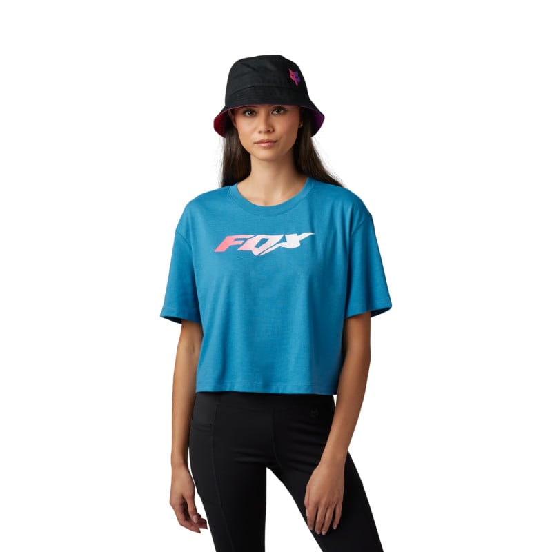 fox racing shirts  morphic crop tee t-shirts - casual