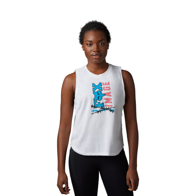 fox racing tank top for womens barb wire