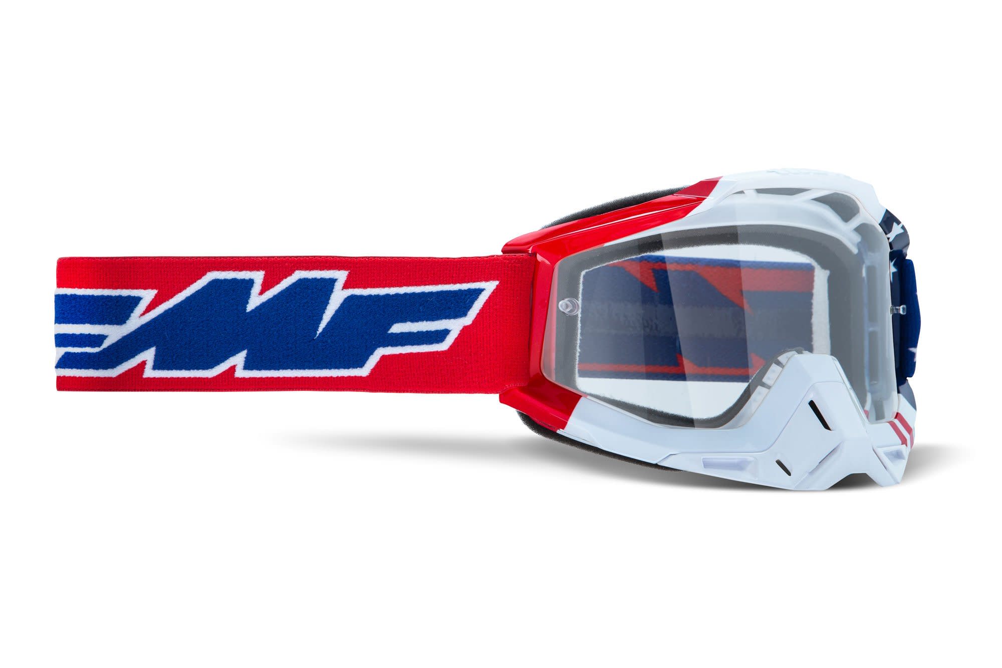 motocross lunettes & lentilles par fmf adult powerbomb rocket clear