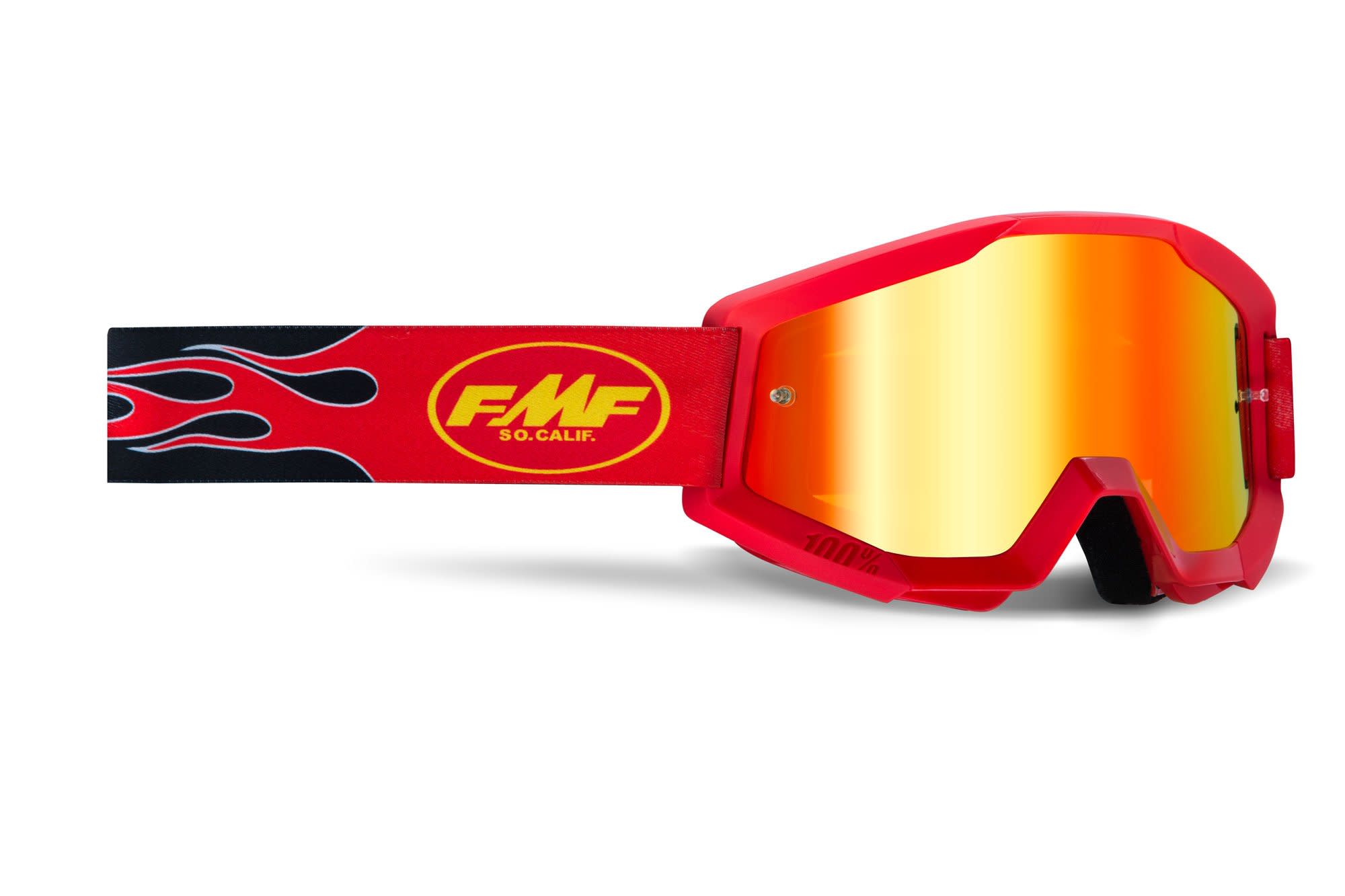 motocross lunettes & lentilles par fmf pour enfants powercore mirror