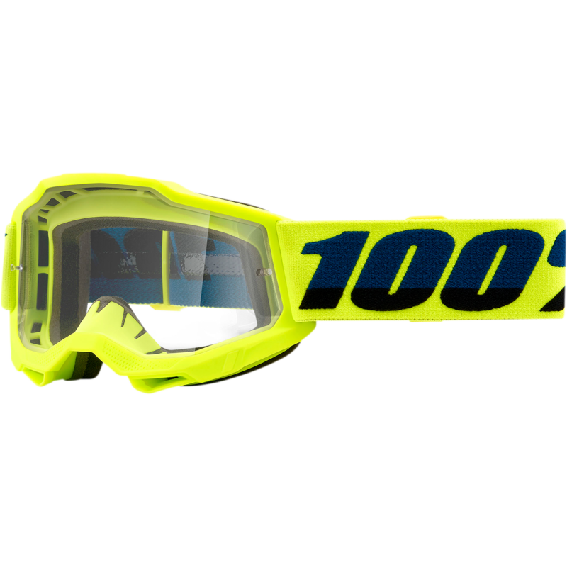 100% goggles  accuri 2 clear goggles - dirt bike