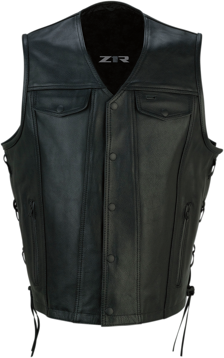 z1r vests s gaucho leather vests - motorcycle