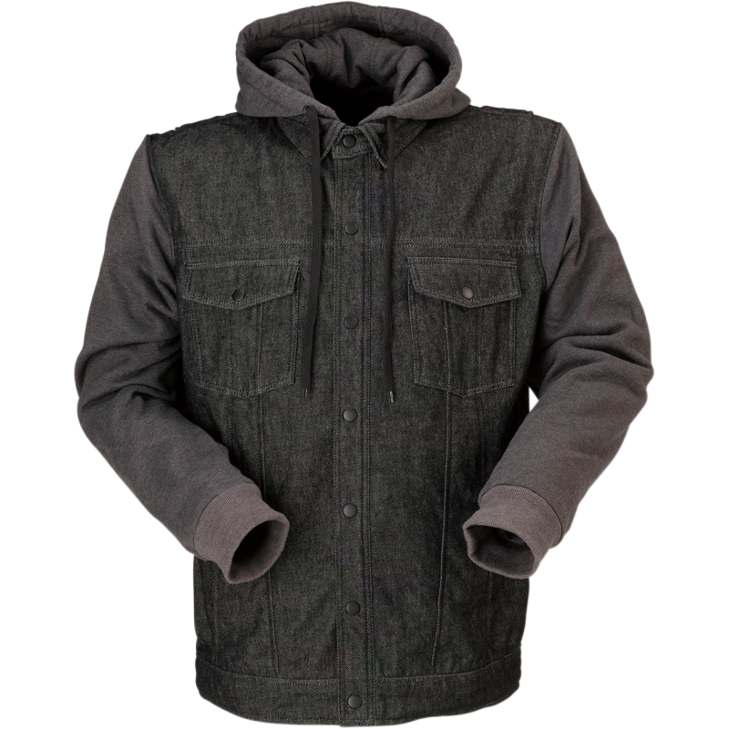 z1r textile jackets for mens denim hoodie