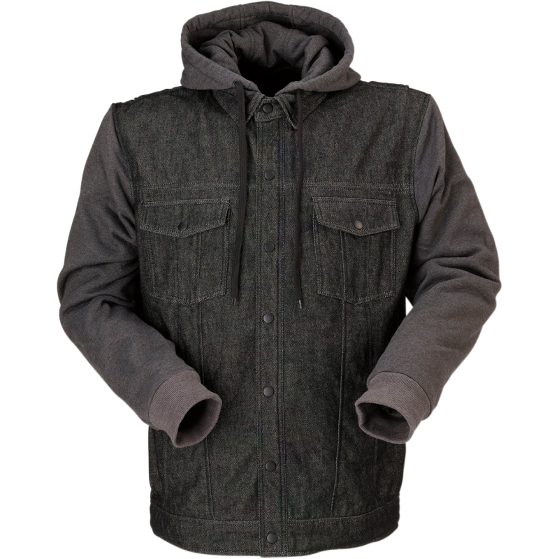 z1r jackets s denim hoodie textile - motorcycle