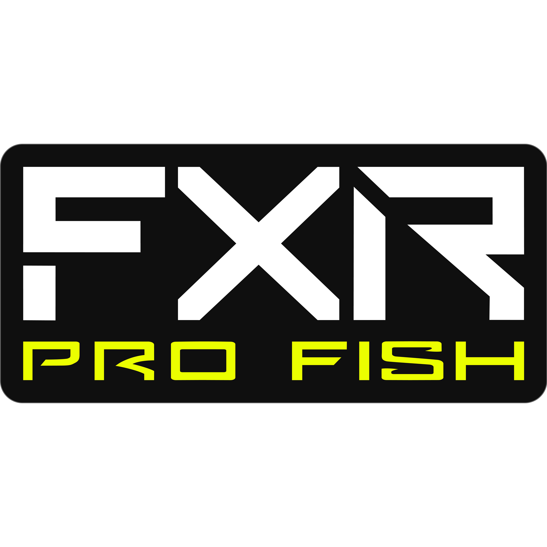 fxr racing stickers pro fish 3
