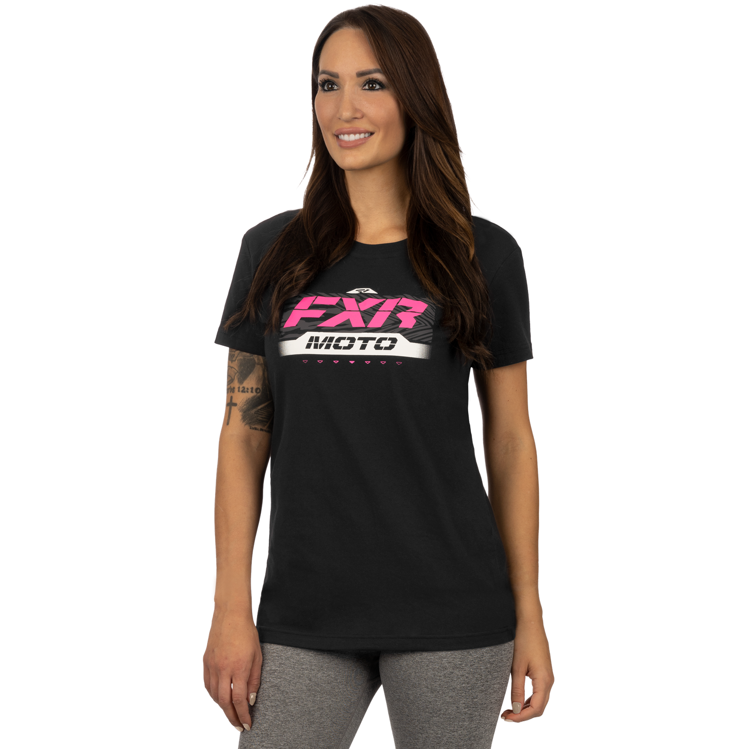 fxr racing t-shirt shirts for womens moto premium boyfriend