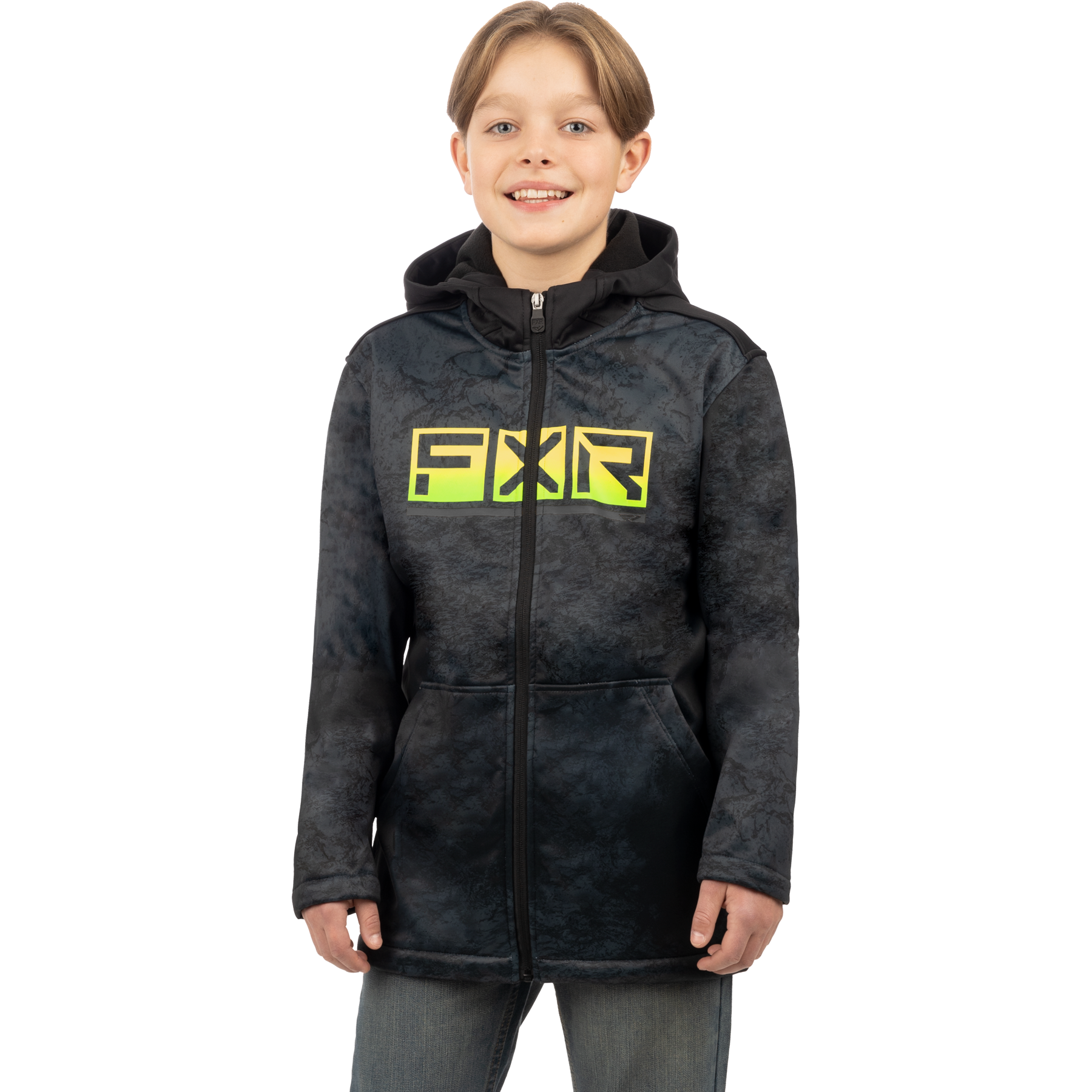 fxr racing jackets kids for hydrogen softshell