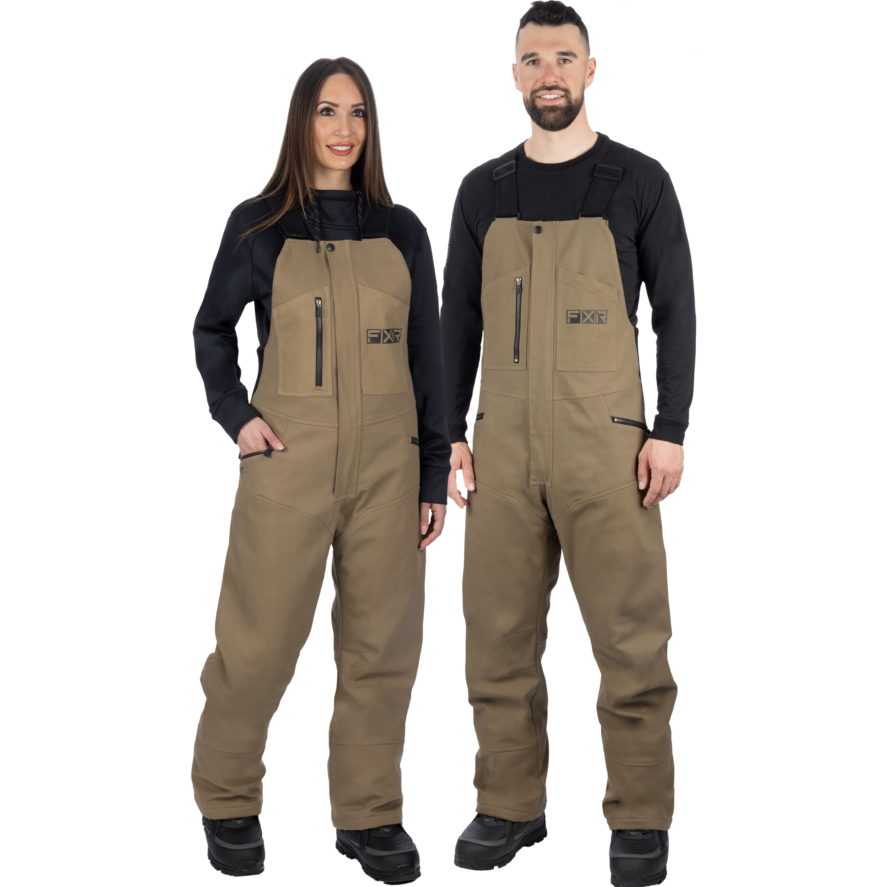 fxr racing pants for mens adult unisex task insulated canvas bib overall