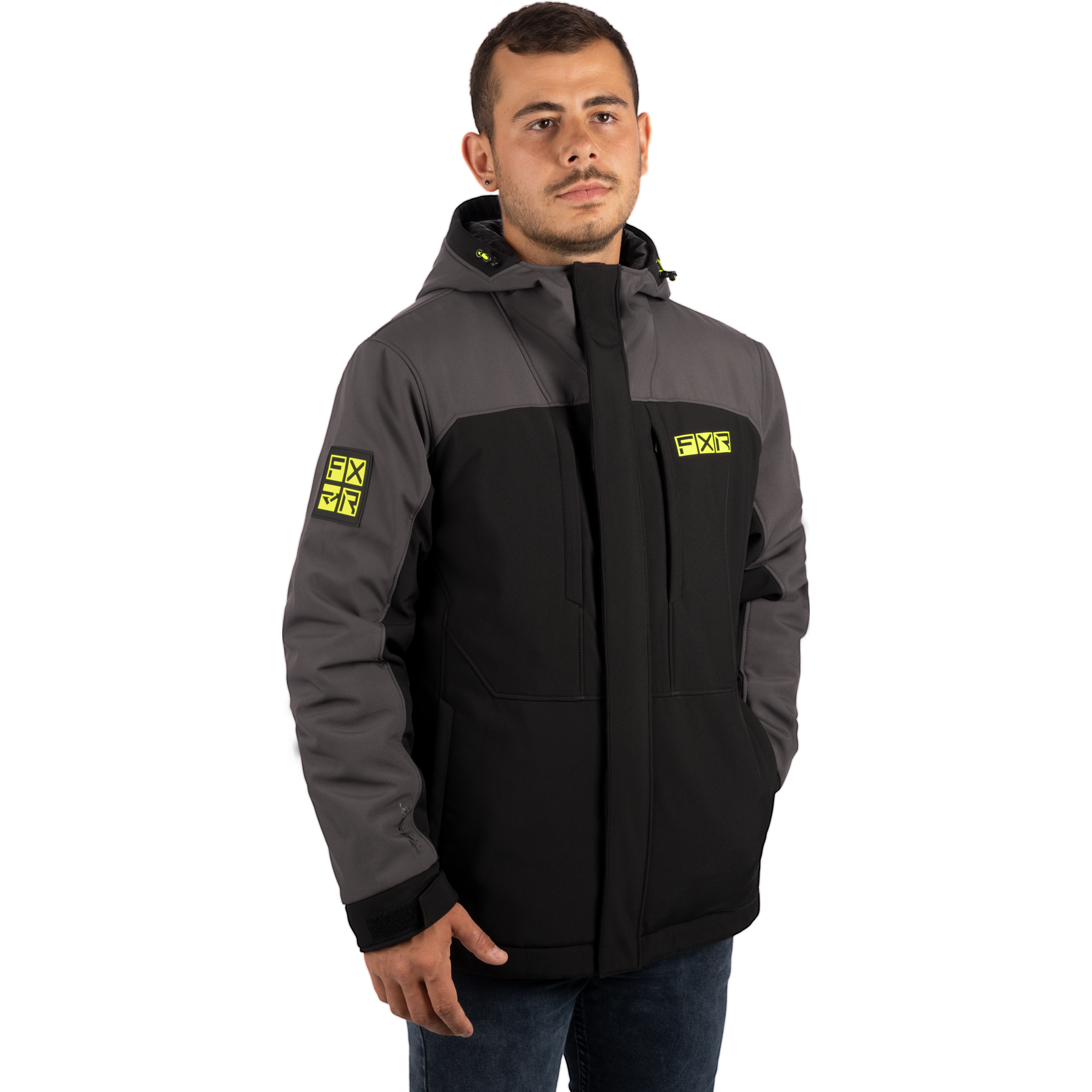 fxr racing jackets  vertical pro insulated softshell jackets - casual