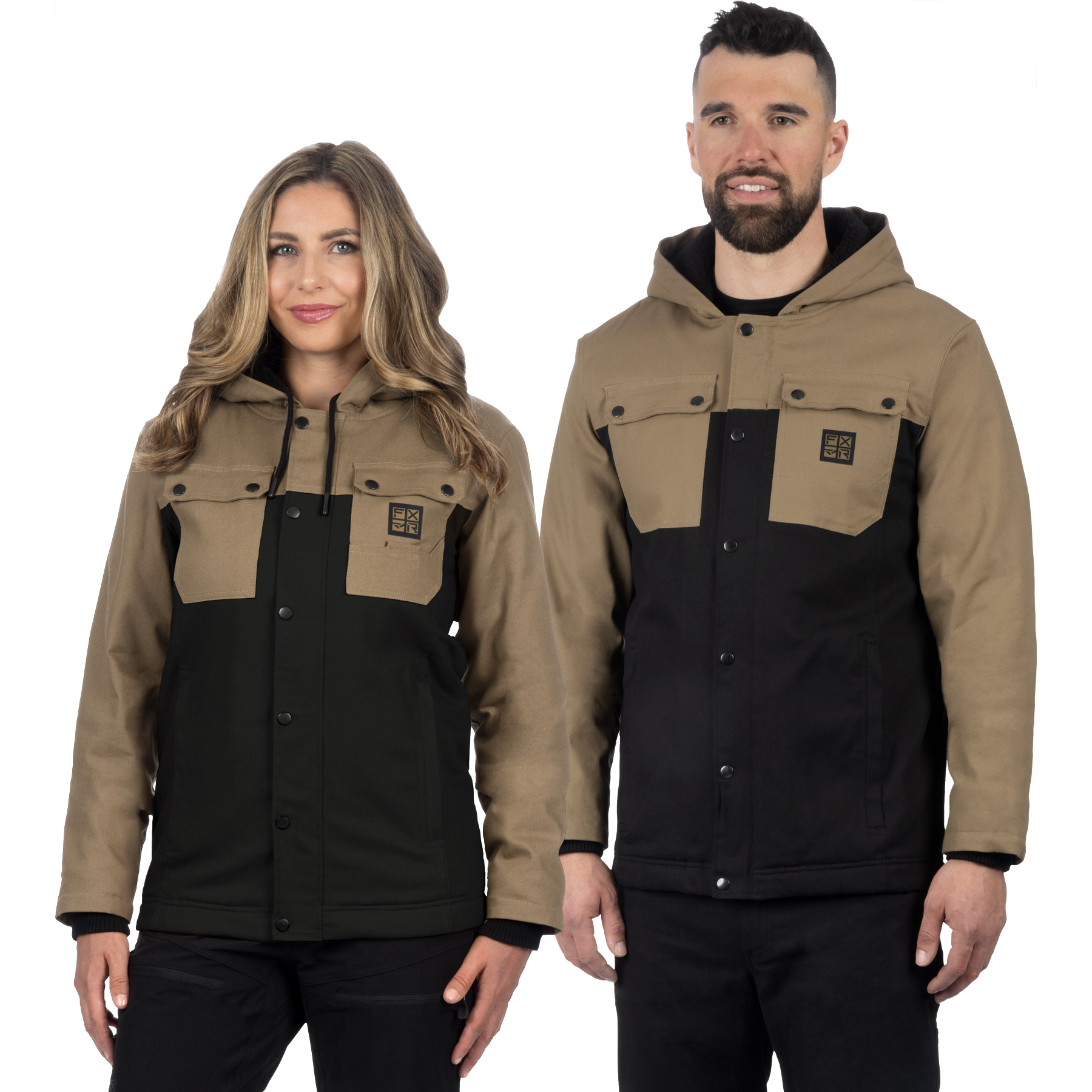 fxr racing jackets adult unisex roughneck canvas jackets - casual