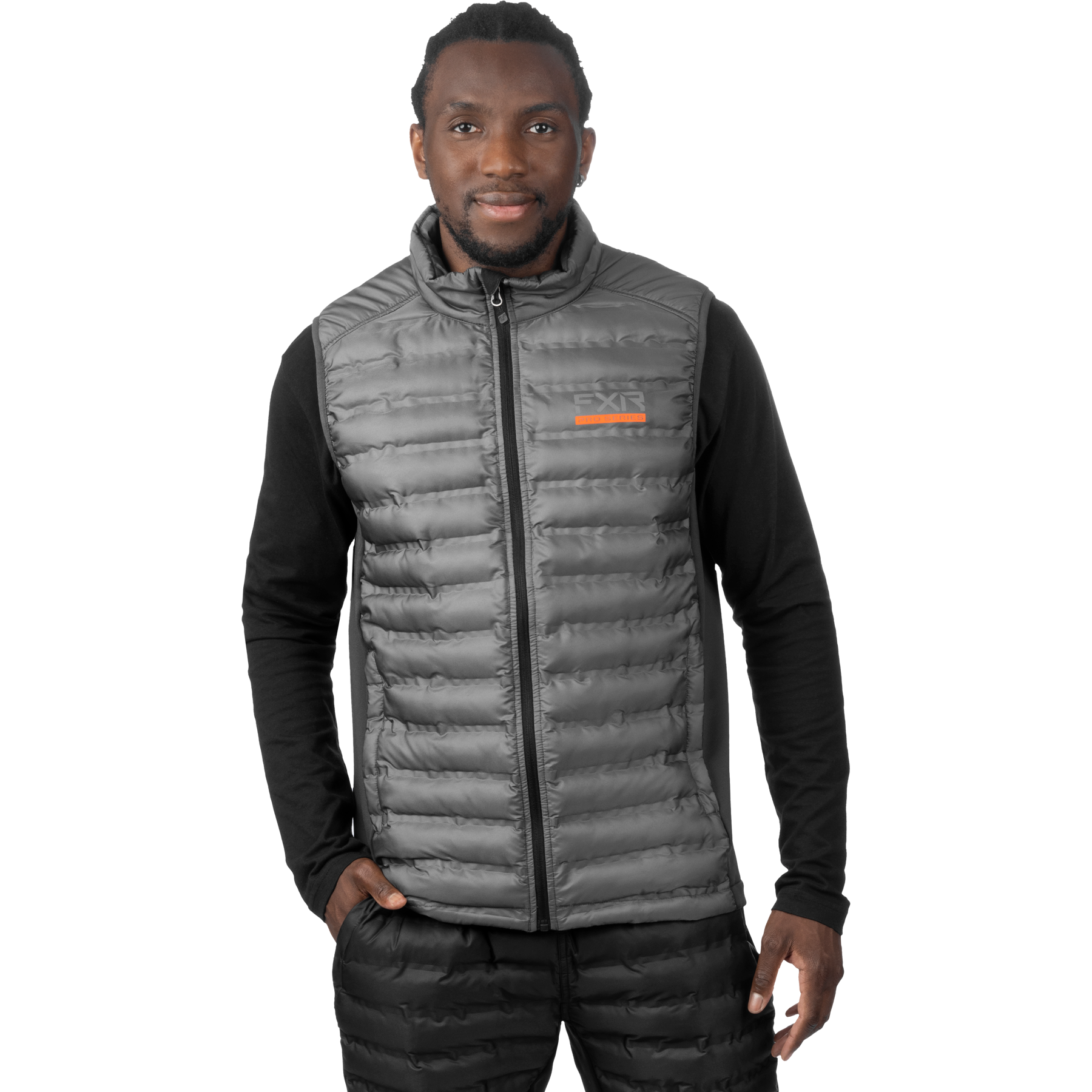 fxr racing jackets  podium hybrid quilted vest jackets - casual