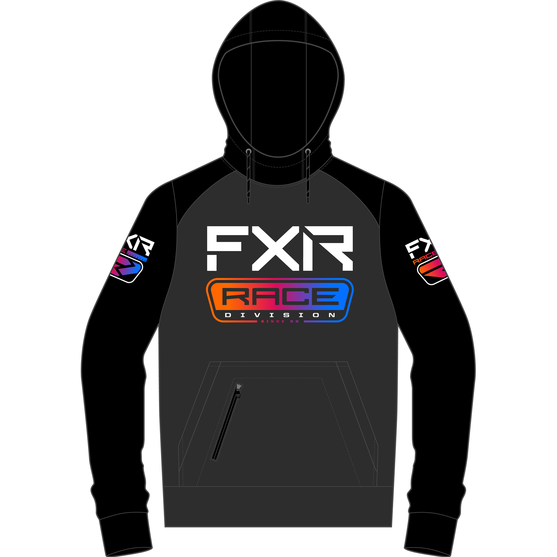 fxr racing hoodies for mens adult unisex race division tech pullover