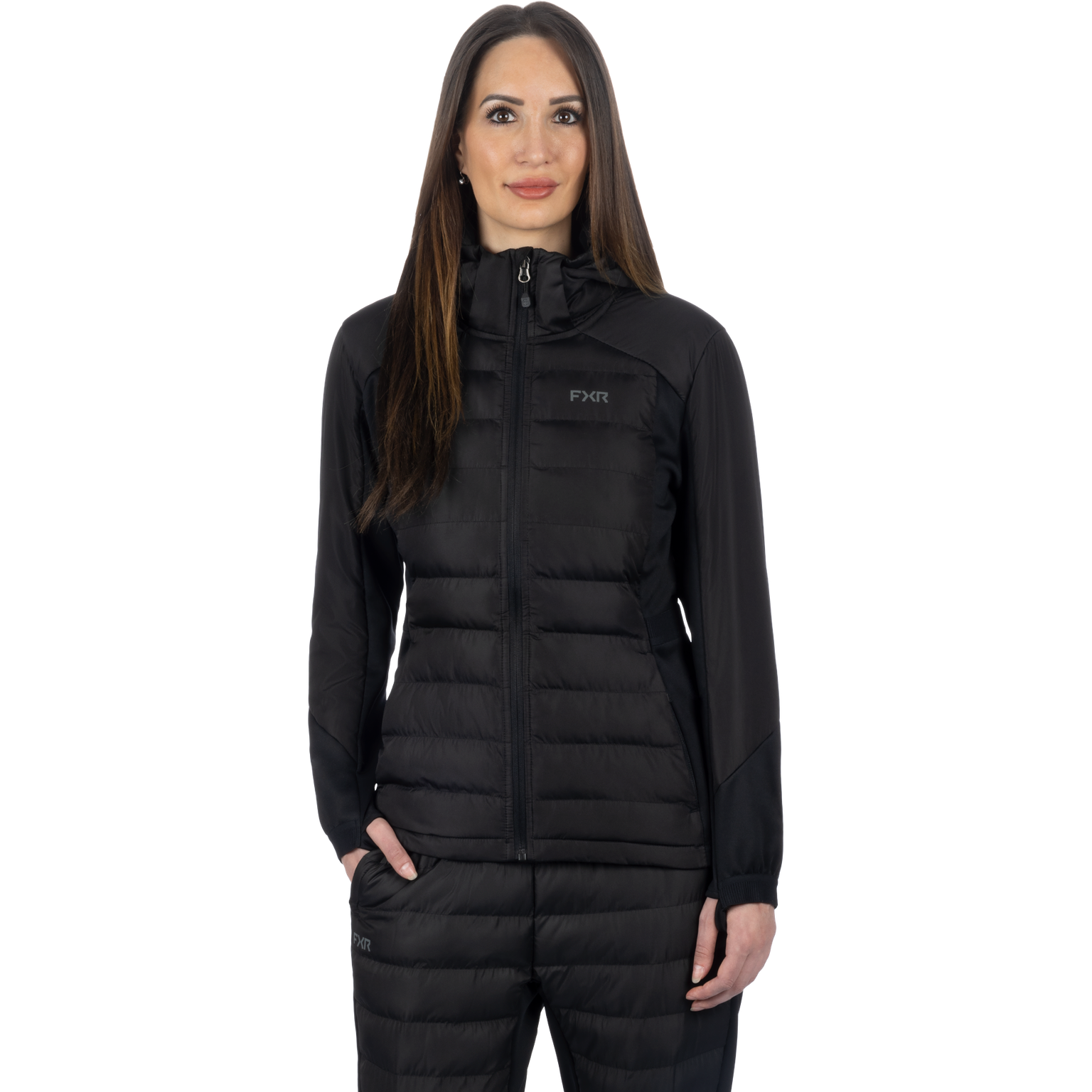 fxr racing hoodies for womens phoenix quilted