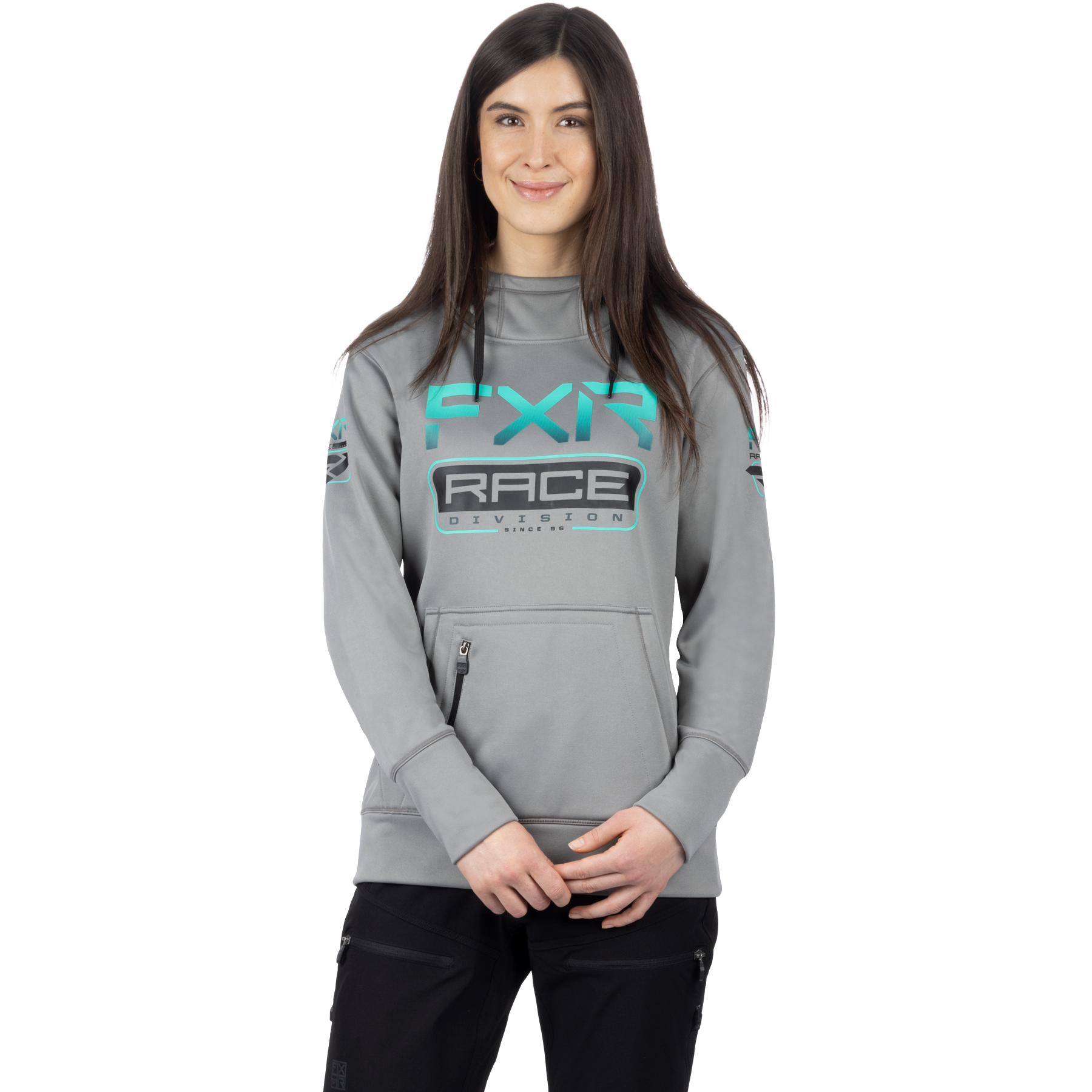 fxr racing hoodies for womens race division tech pullover