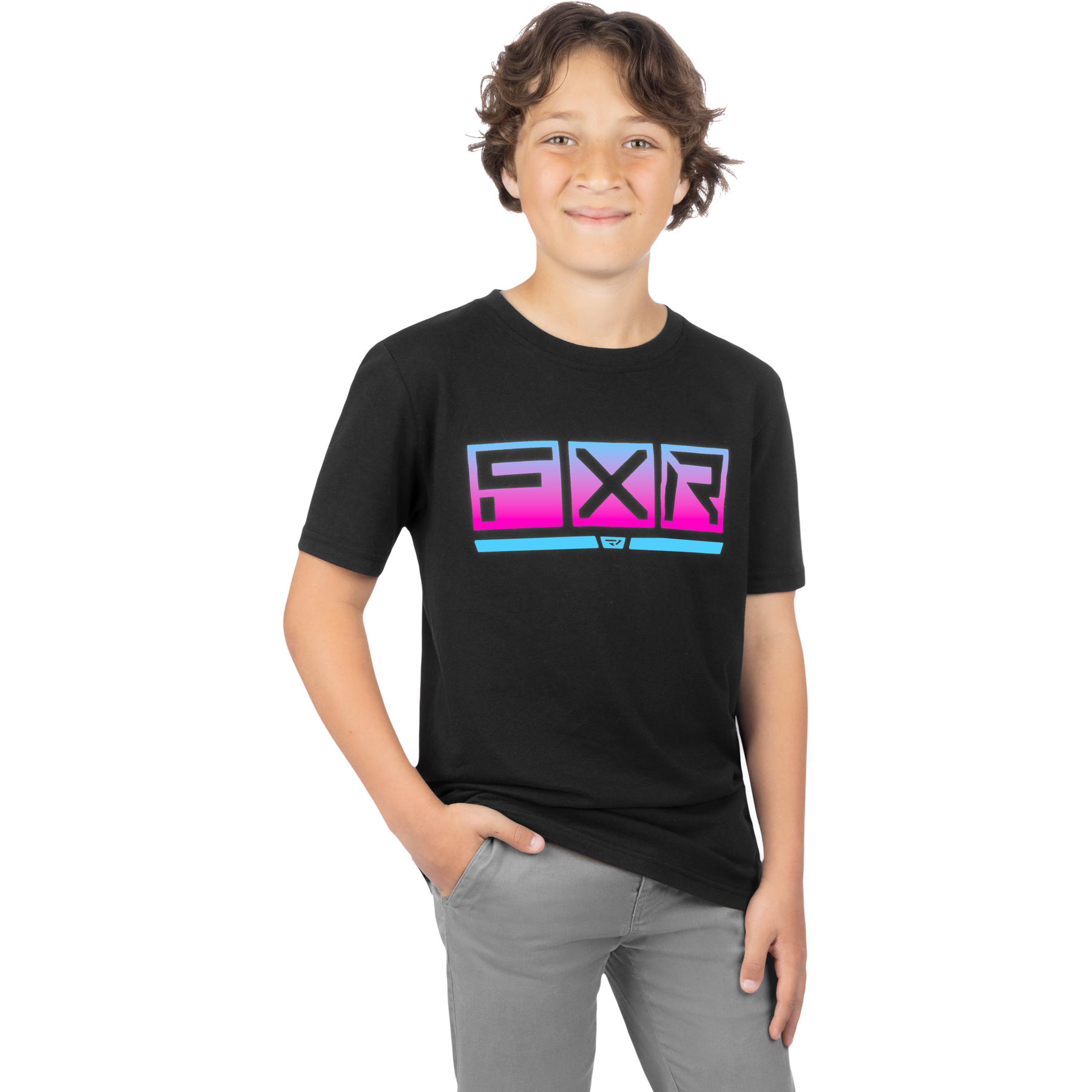 fxr racing t-shirt shirts for kids podium premium