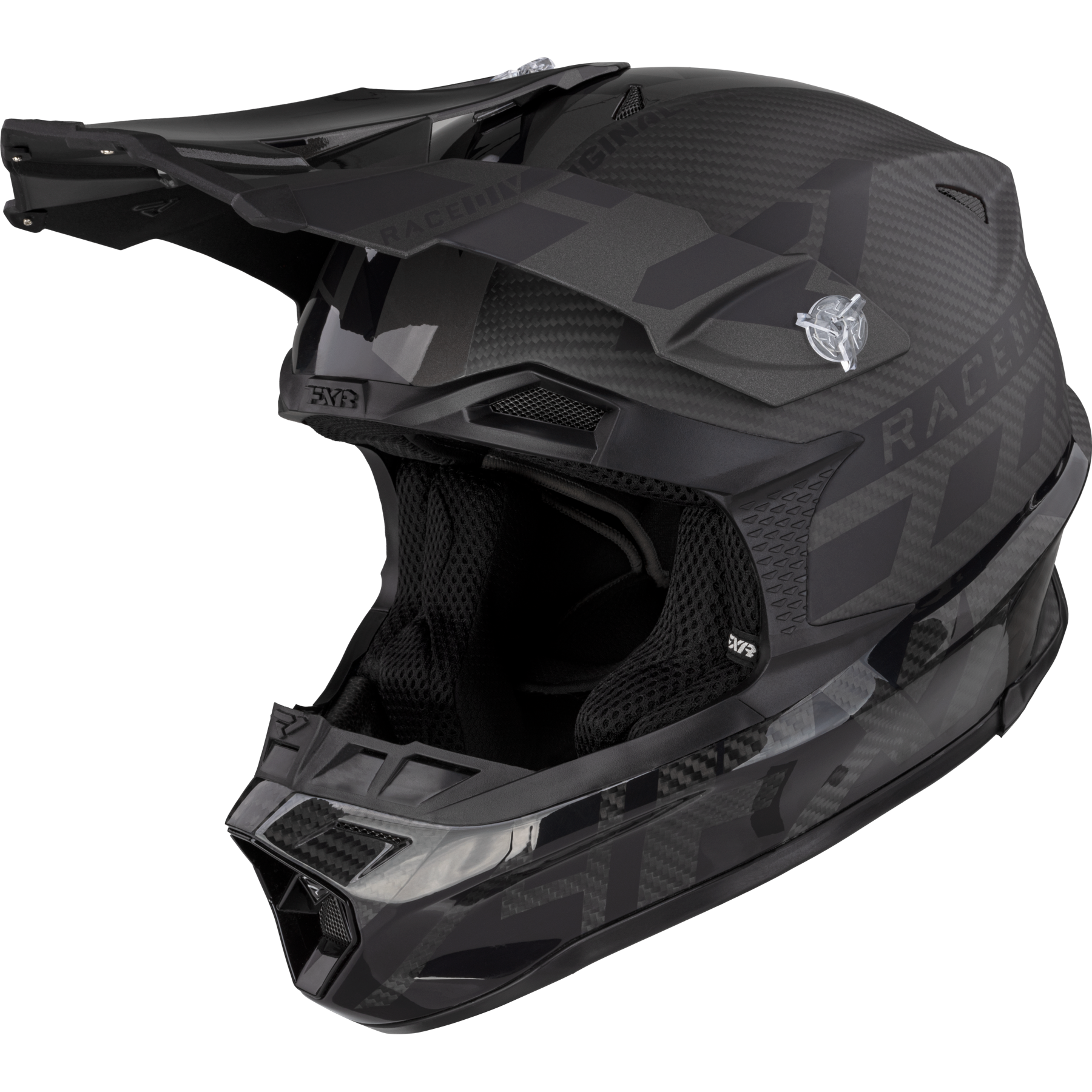 fxr racing helmets adult blade carbon full face - snowmobile