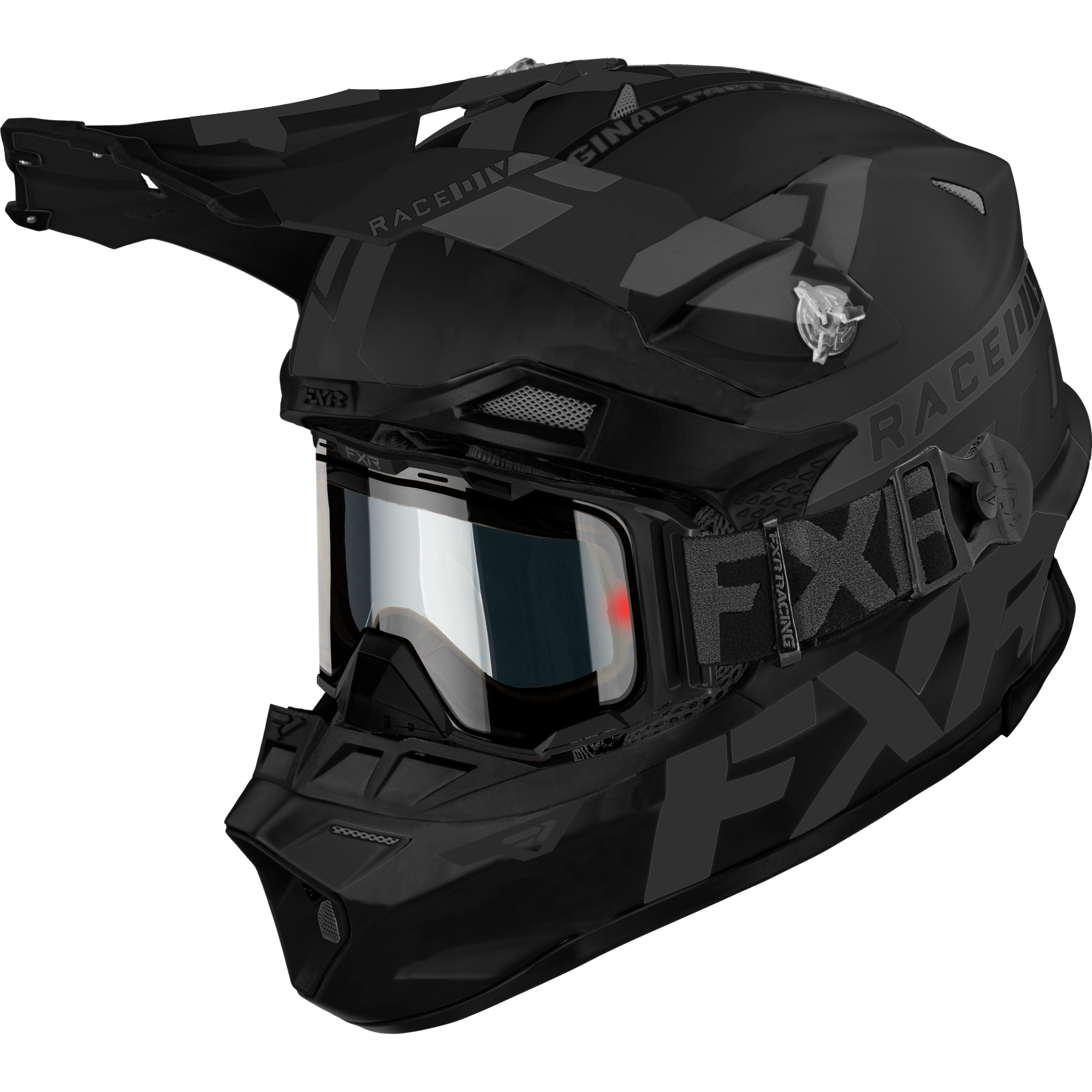 fxr racing full face helmets adult blade cold stop qrs electric goggles