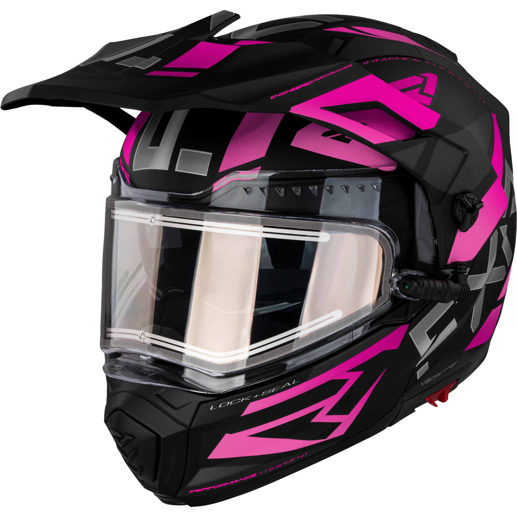fxr racing helmets adult maverick x electric shield - snowmobile