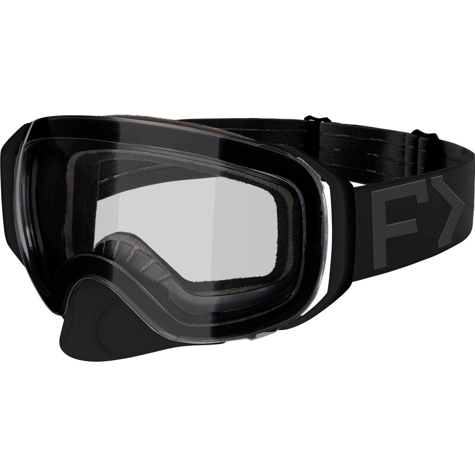 motoneige lunettes & lentilles par fxr racing adult ride x spherical clear