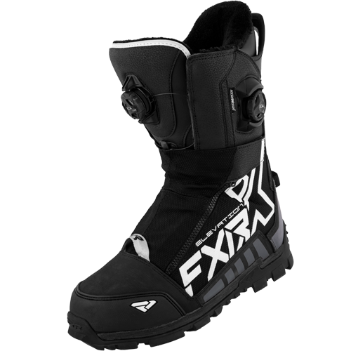 fxr racing boots adult elevation x dual boa boa boots - snowmobile