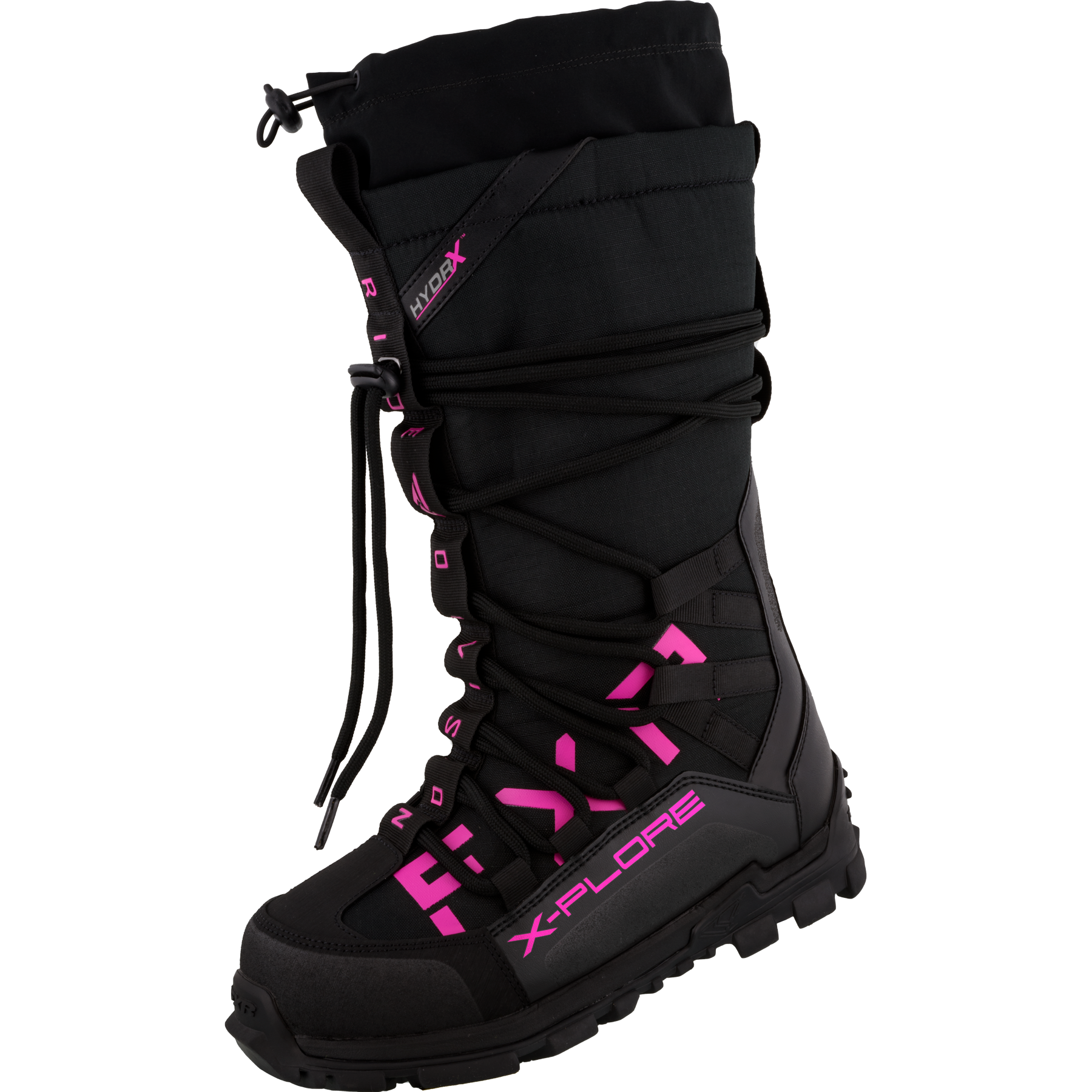 fxr racing boots adult x plore lace boots - snowmobile