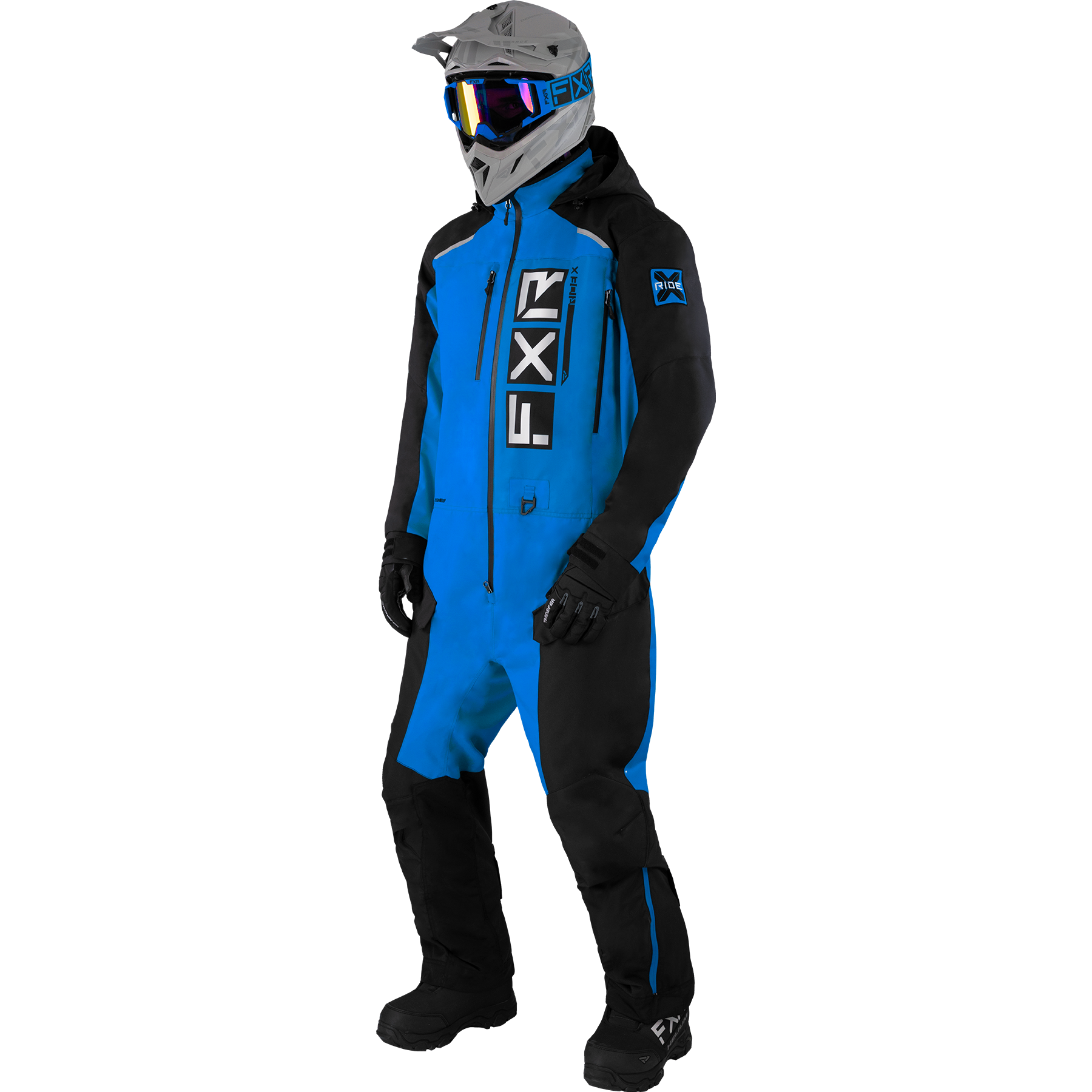 fxr racing monosuit  recruit f.a.s.t. insulated - snowmobile