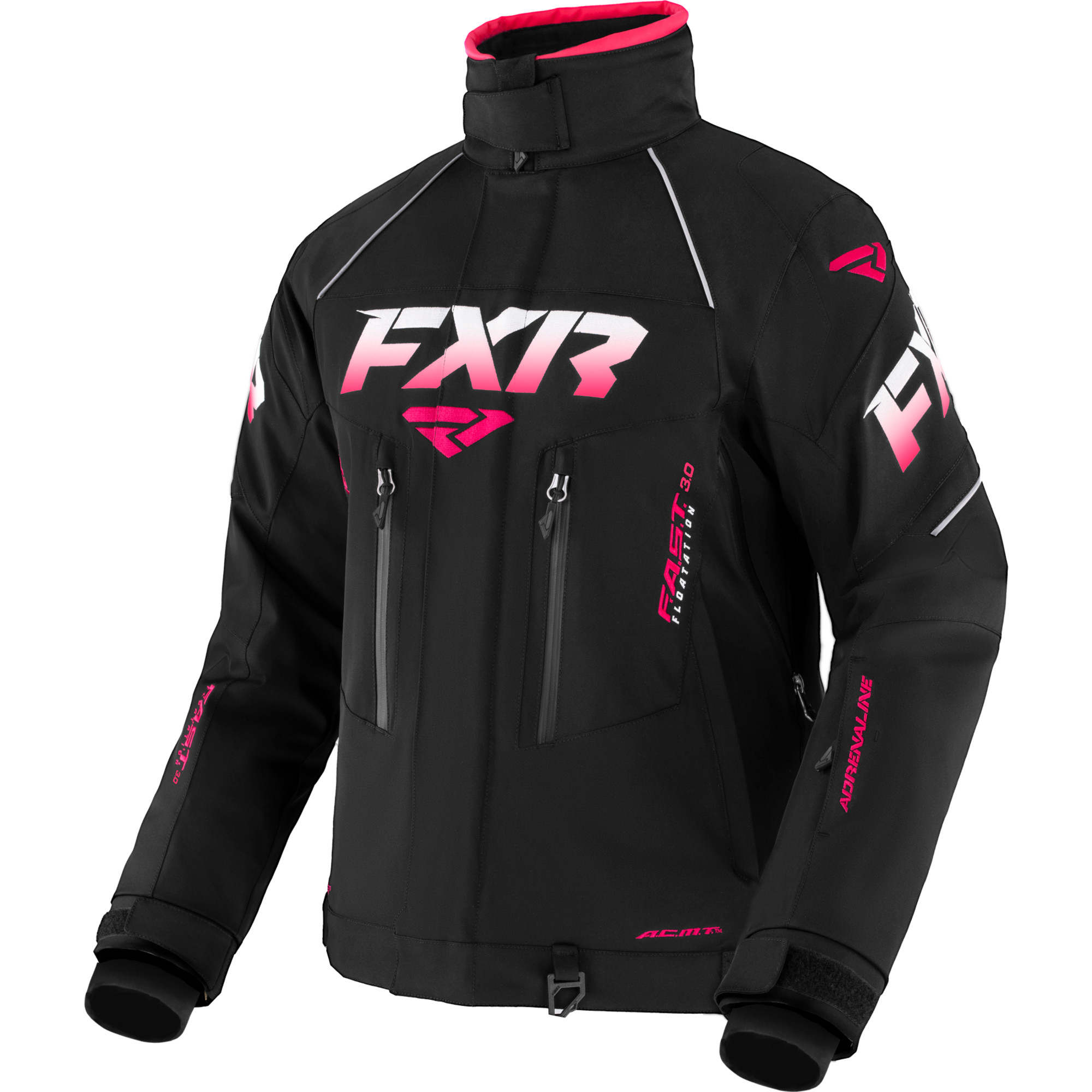 motoneige manteaux isolés par fxr racing pour femmes adrenaline f.a.s.t.