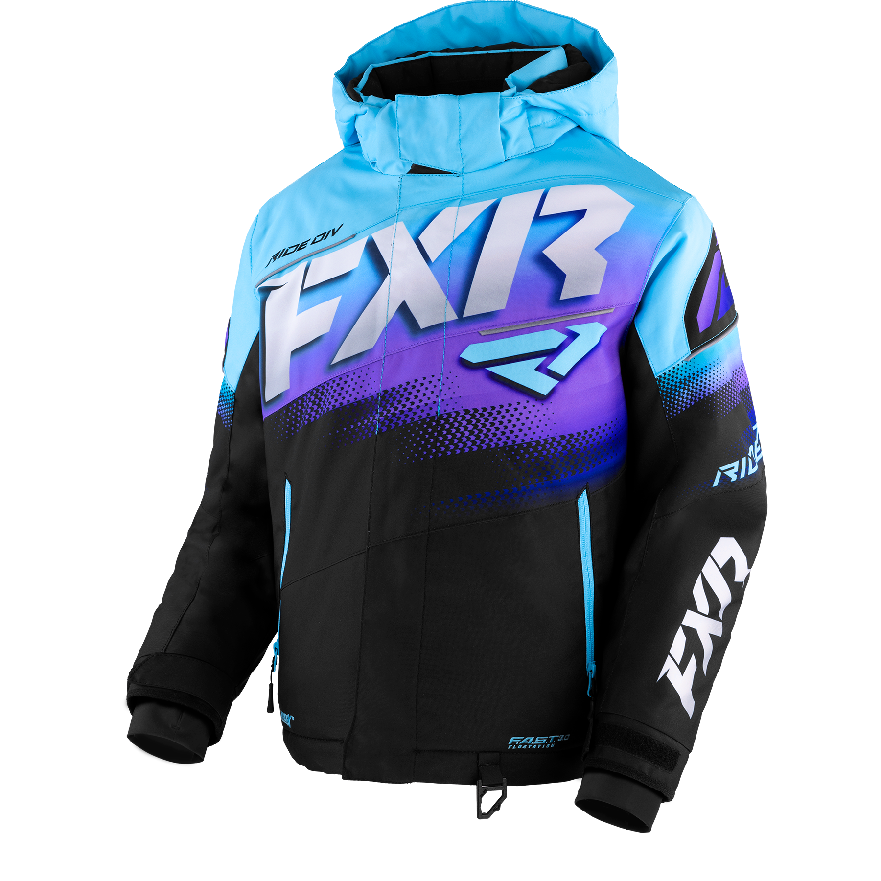 fxr racing jackets  boost f.a.s.t.  insulated - snowmobile