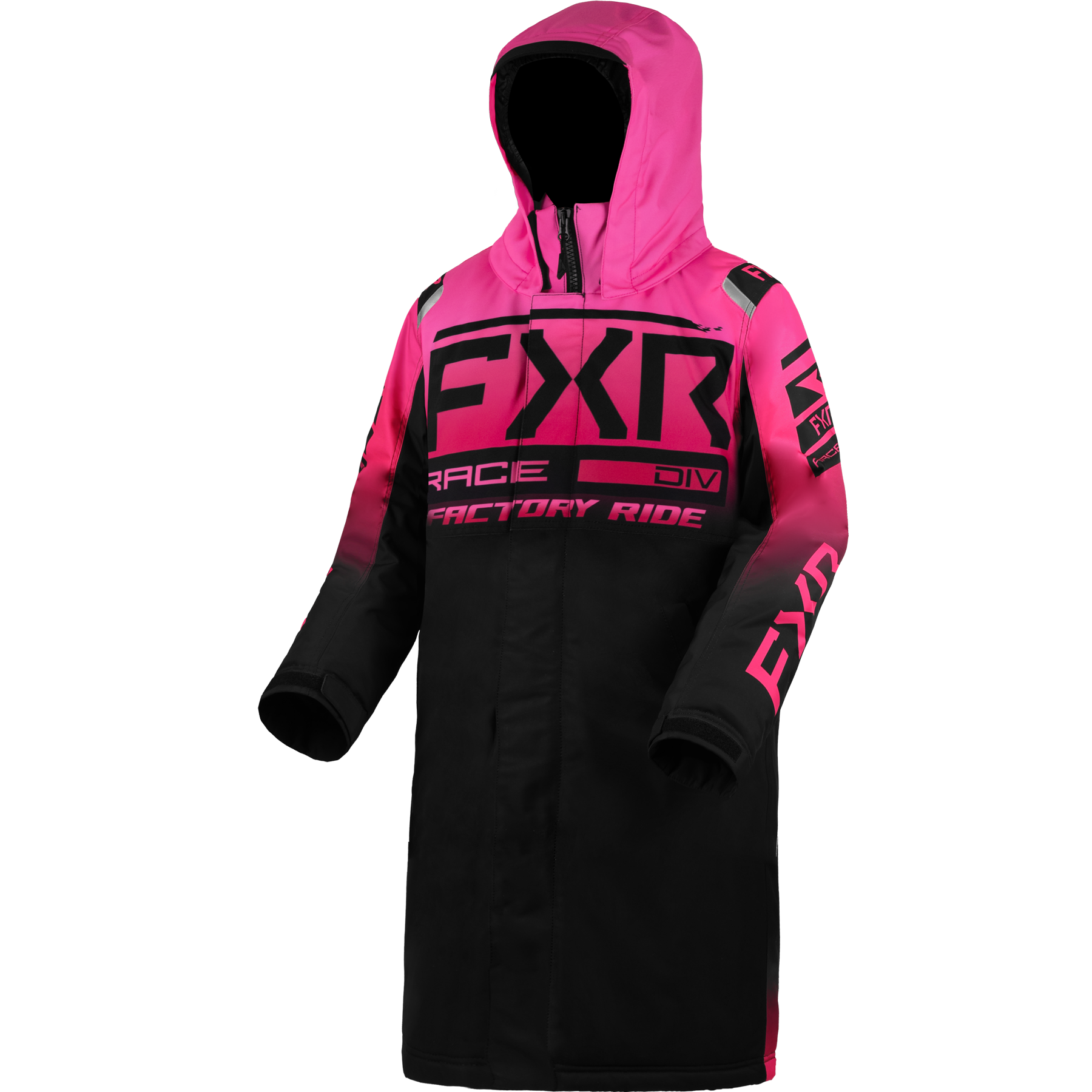 fxr racing jackets  warm-up coat insulated - snowmobile