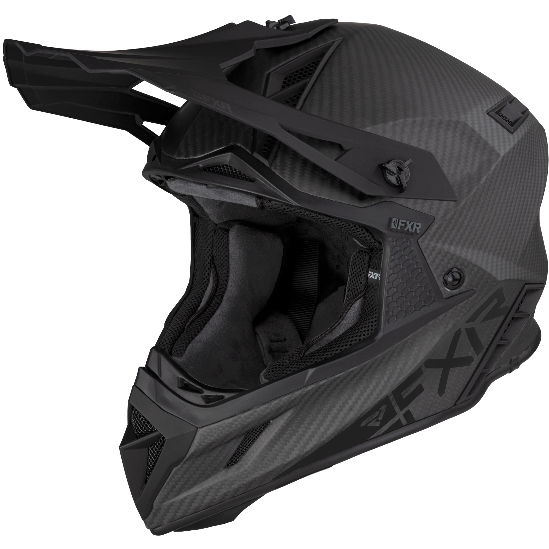 fxr racing helmets adult helium carbon d ring full face - snowmobile