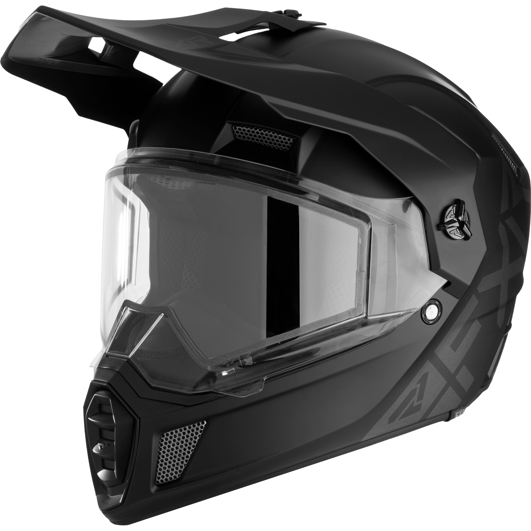 fxr racing helmets adult clutch x prime dual shield dual shield - snowmobile