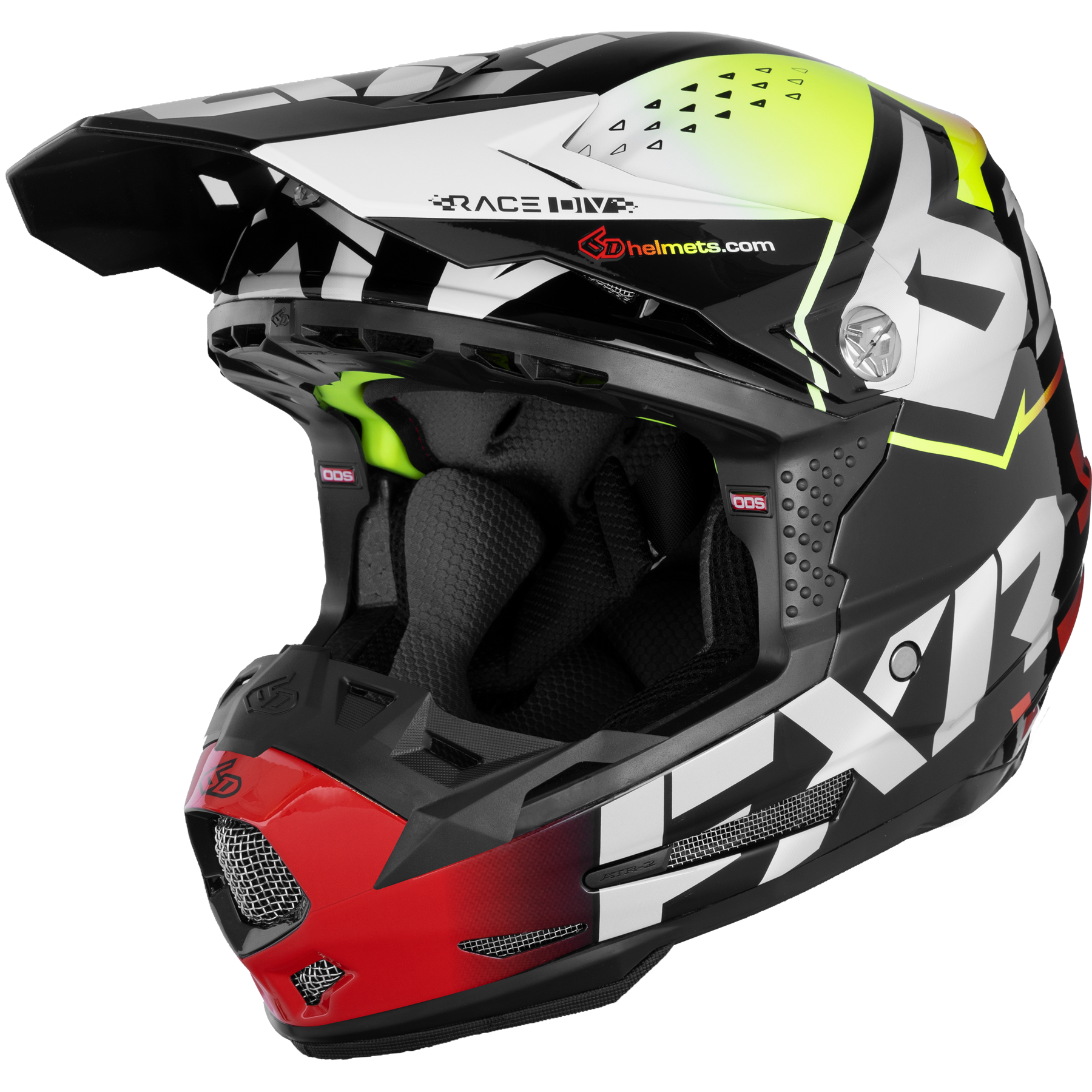 fxr racing helmets  6d atr 2y full face - snowmobile