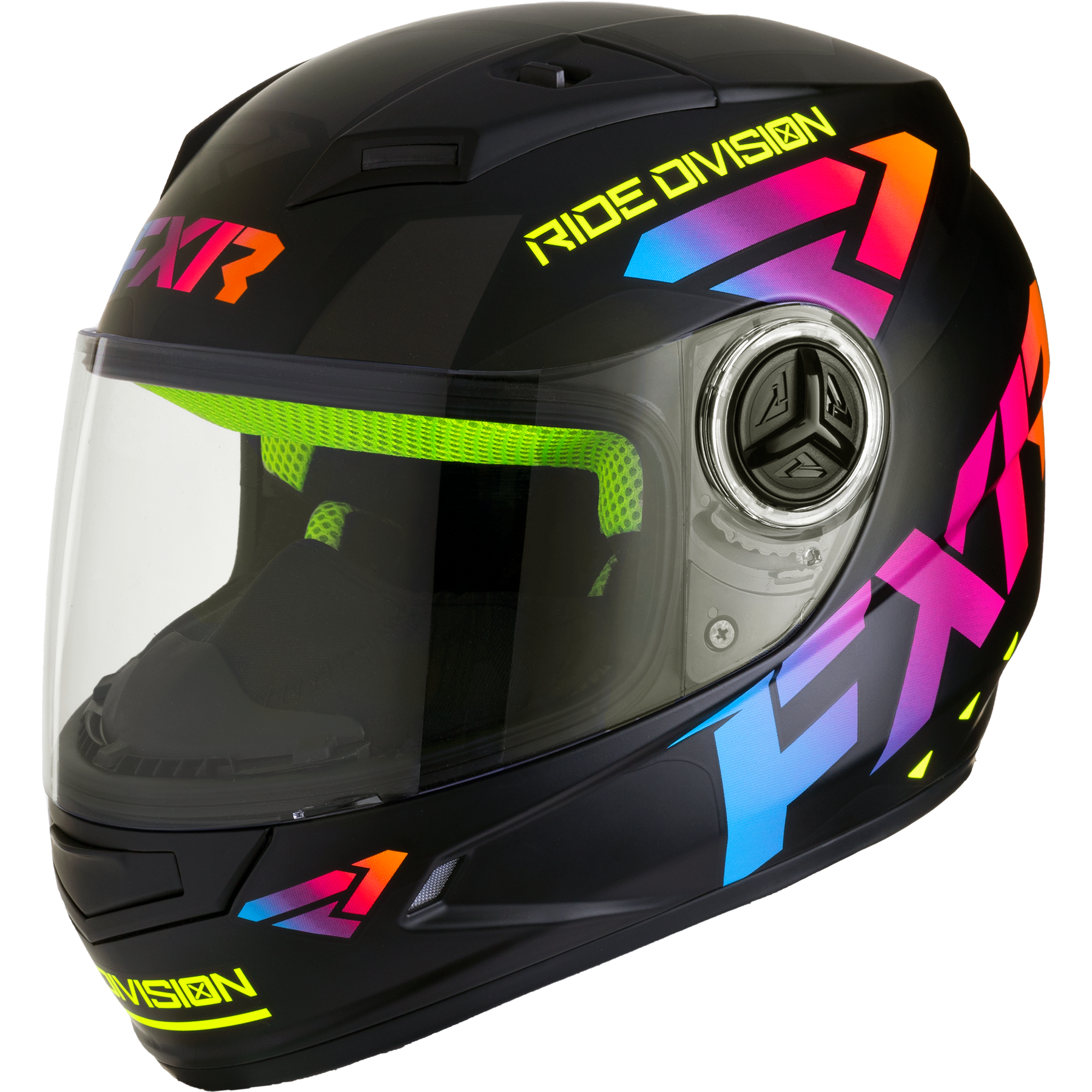 fxr racing helmets  nitro dual shield - snowmobile