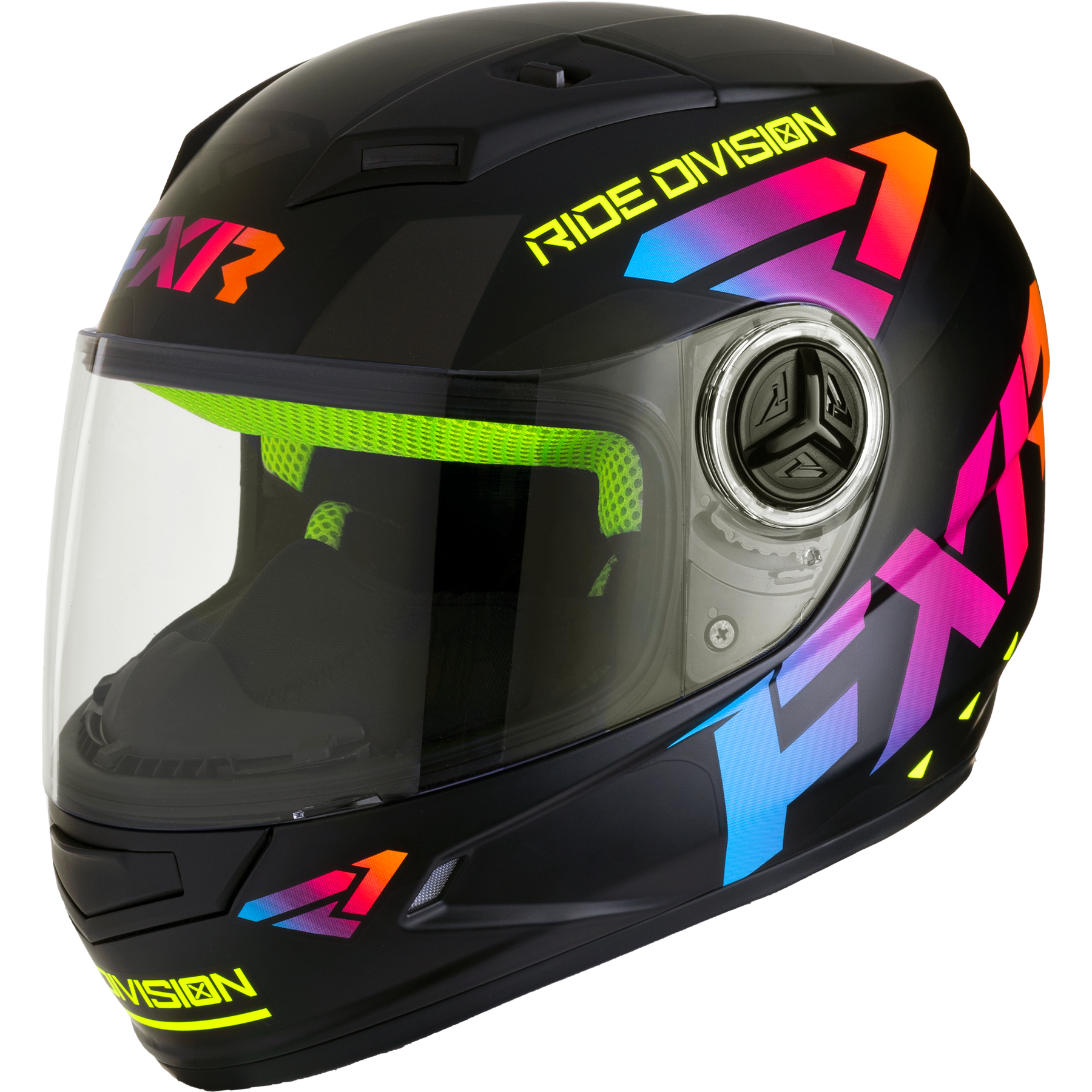 fxr racing dual shield full face helmets for kids nitro