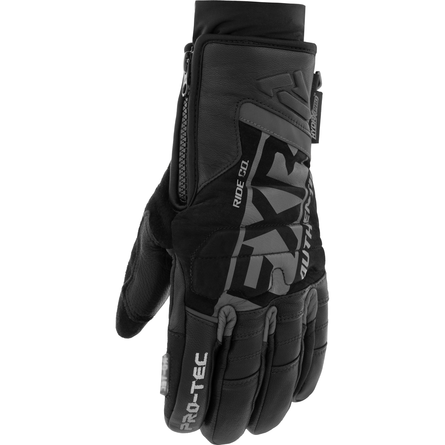 fxr racing gloves  protec leather gloves - snowmobile
